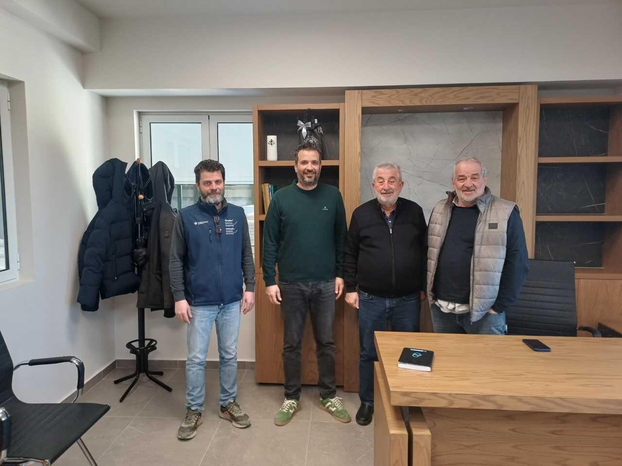 Επίσκεψη του Αναπλ. Περιφερειάρχη Θεσσαλίας κ. Κ. Μπαρμπούτη  στον Συνεταιρισμό  Αγελαδοτρόφων και Προβατοτρόφων Δυτ. Θεσσαλίας