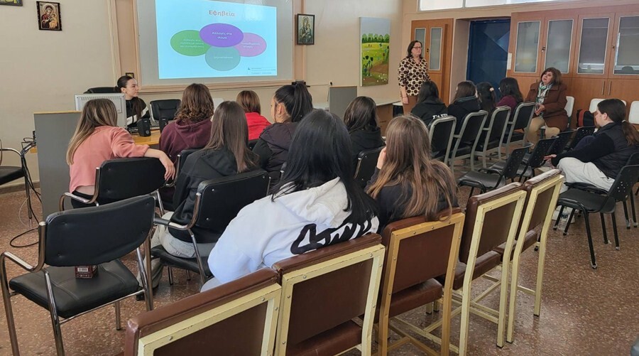 Δράση αγωγής υγείας στο γυμνάσιο Προαστίου από το Κέντρο Υγείας Παλαμά