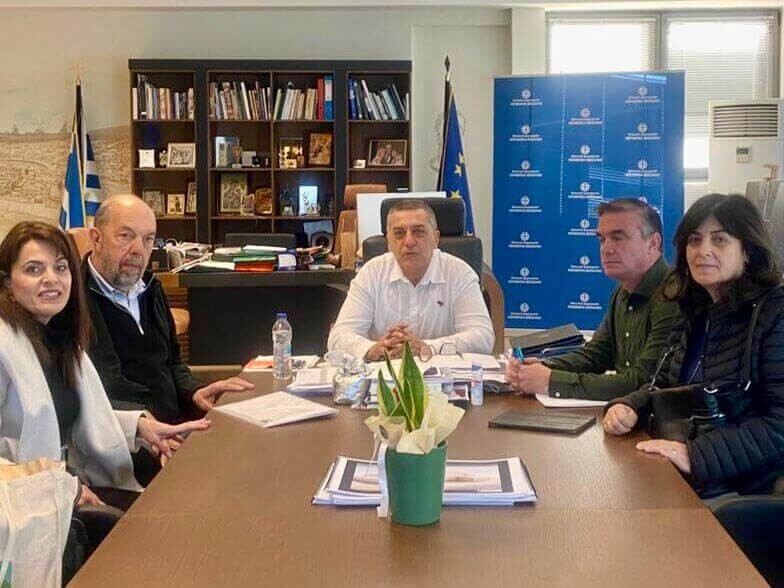 Συνάντηση εργασίας για το μέλλον της Αβερώφειου Σχολής Πρόθεση του Περιφερειάρχη Θεσσαλίας Δημ. Κουρέτα