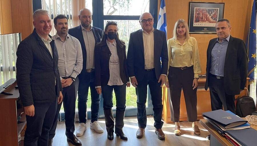 Συνάντηση εργασίας ΕΒΕ Καρδίτσας με στελέχη του υπουργείου μεταφορών και υποδομών