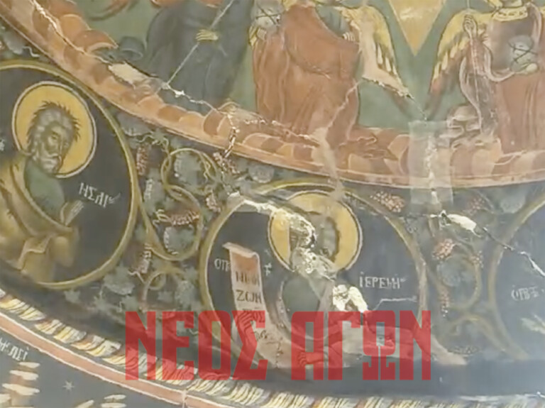 Αυτοψία στην Ι. Μονή Σπηλιάς στην Αργιθέα  για τις ζημιές από τον σεισμό 4,8 ρίχτερ