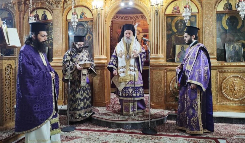 Μαθητική Προηγιασμένη Θεία Λειτουργία στον Ι.Ν. Κοιμήσεως της Θεοτόκου Μουζακίου