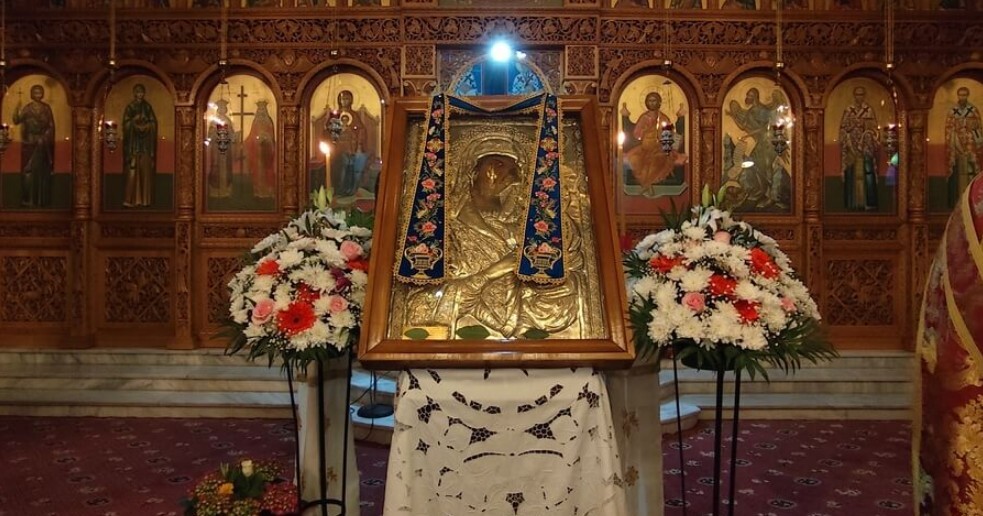 Με λαμπρότητα η υποδοχή της Παναγίας «Κορωνιωτίσσης» και οι Δ΄ Χαιρετισμοί στο Μακρυχώρι