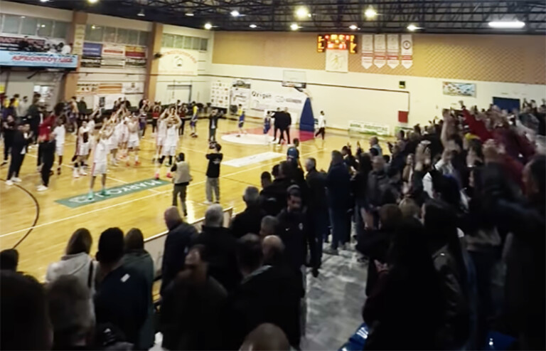 Η αποθέωση των θριαμβευτών στο κλειστό των Σοφάδων (video)