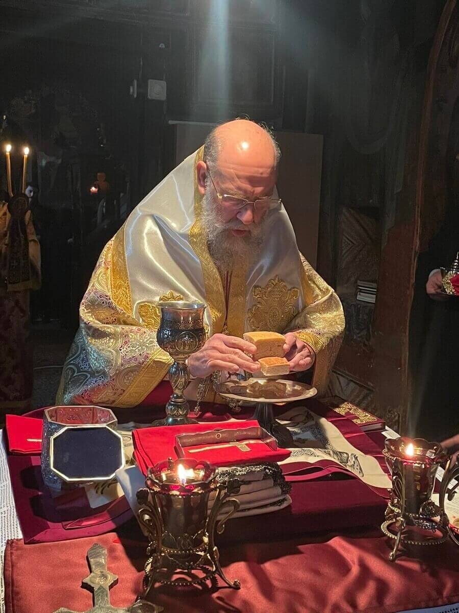 Πνευματική συγκίνηση στη Δ΄ Κυριακή των Νηστειών στην Ιερά Μονή Ρεντίνης