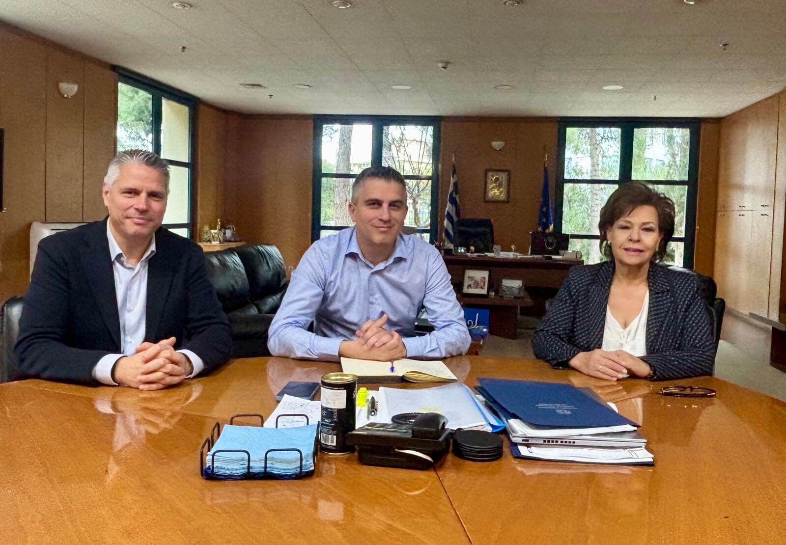 ΣΤΕΝΗ ΣΥΝΕΡΓΑΣΙΑ ΤΗΣ ΑΣ. ΣΚΟΝΔΡΑ ΜΕ ΤΟΝ ΥΠΟΥΡΓΟ ΧΡ. ΔΗΜΑ ΓΙΑ ΕΡΓΑ ΥΠΟΔΟΜΩΝ ΤΟΥ Ν.  ΚΑΡΔΙΤΣΑΣ