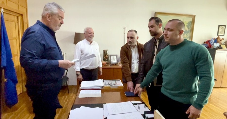 Ορκωμοσία νέων υπαλλήλων Δημοτικής Αστυνομίας στον Δήμο Σοφάδων