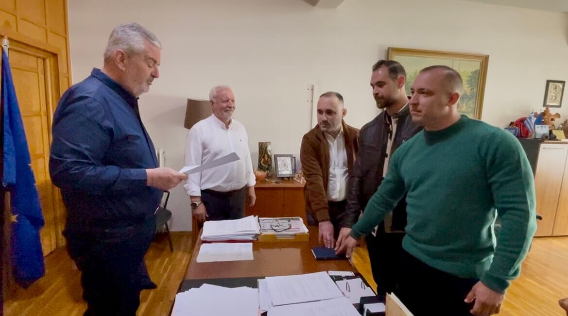 Ορκωμοσία νέων υπαλλήλων Δημοτικής Αστυνομίας στον Δήμο Σοφάδων