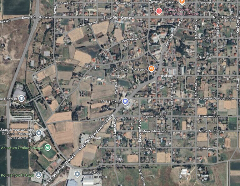 Το σύνολο του Παλαμά στο νέο ρυμοτομικό