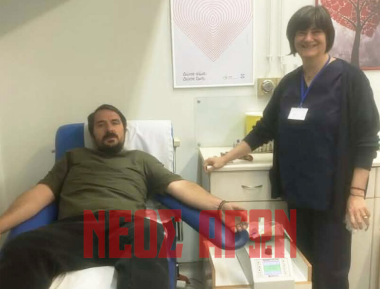 Εθελοντική αιμοδοσία από τους κατοίκους του Ξινονερίου (ΦΩΤΟ)