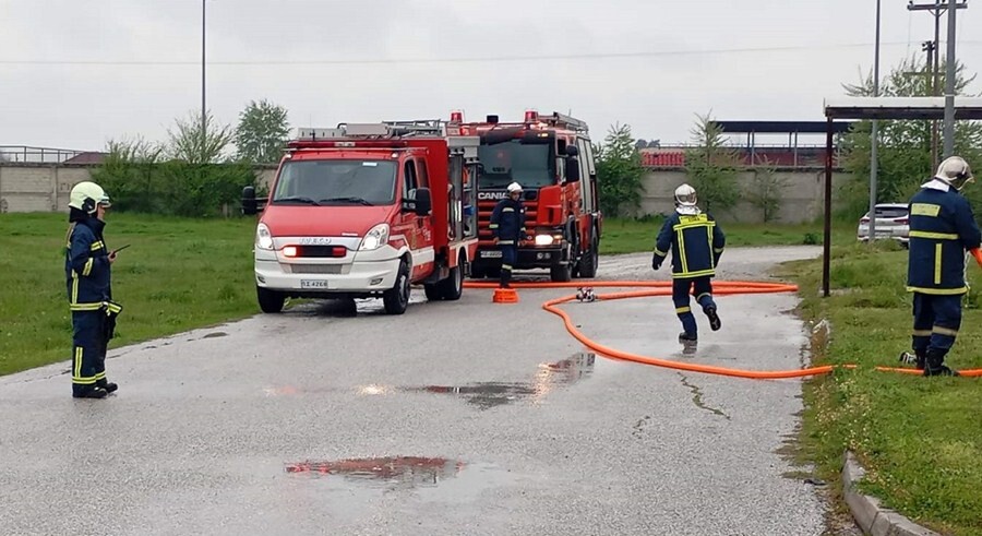 Επιτυχής άσκηση ετοιμότητας στο Κλειστό Γυμναστήριο Σοφάδων