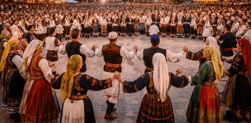 Χορευτές από όλη την Ελλάδα ανέδειξαν τη διαχρονικότητα της ελληνικής πολιτιστικής κληρονομιάς στη 12η Γιορτή Χορού στα Τρίκαλα