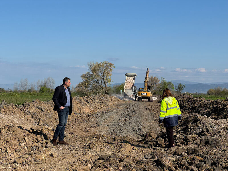 Πρόοδος εργασιών στον οδικό άξονα Καρδιτσομάγουλα – Αγία Τριάδα