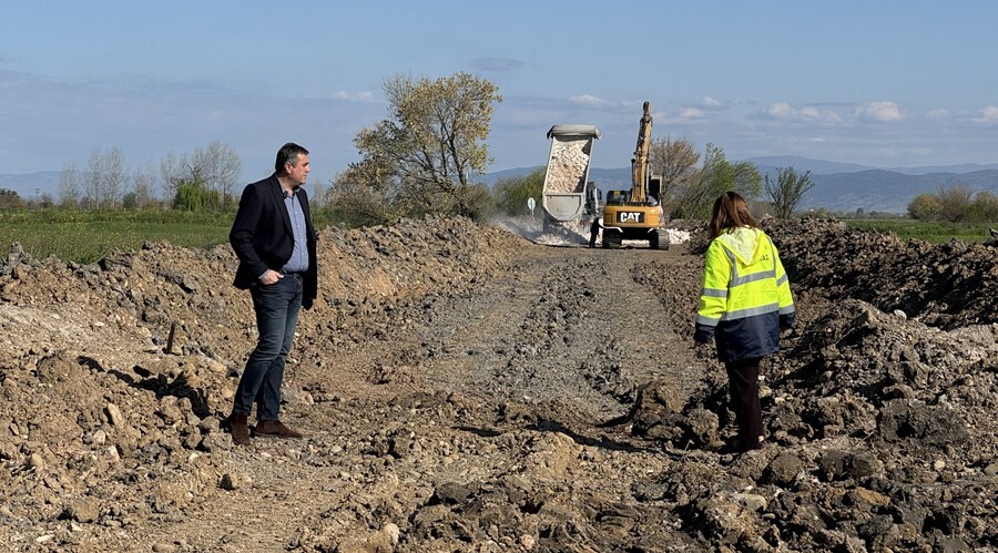 Πρόοδος εργασιών στον οδικό άξονα Καρδιτσομάγουλα - Αγία Τριάδα