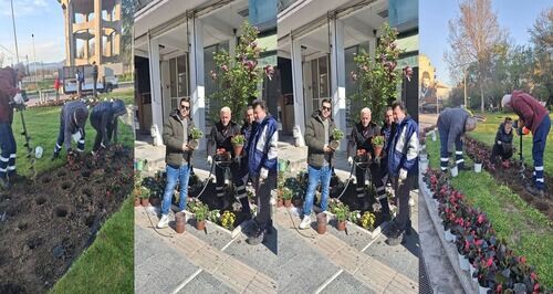 Εαρινές φυτεύσεις από την υπηρεσία πρασίνου του Δήμου Καρδίτσας