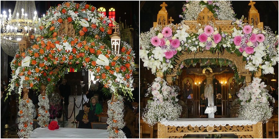 Με κατάνυξη ο στολισμός των επιταφίων στο Ν. Καρδίτσας (ΦΩΤΟ)