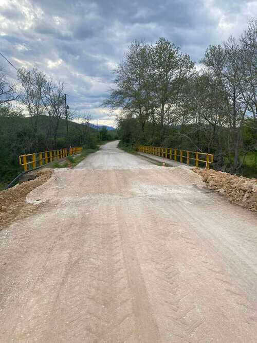 Αποκαταστάθηκε η κυκλοφορία στη γέφυρα στη θέση «Μαυρονέρια» Καλλιφωνίου