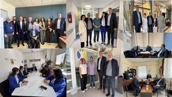 Επισκέψεις σε δομές υγείας, πρόνοιας και θεσμούς της Καρδίτσας ενόψει των Αγίων Ημερών