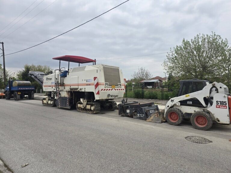 Αρχίζει το έργο της ασφαλτόστρωσης δρόμων στον Παλαμά