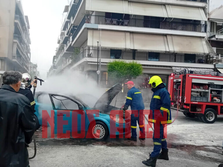 Φωτιά σε ΙΧ στην Καρδίτσα