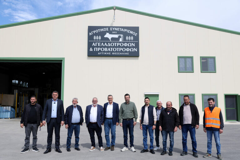 Επίσκεψη  του Περιφερειάρχη στον  Συνεταιρισμό  Αγελαδοτρόφων – Προβατοτρόφων Δυτικής Θεσσαλίας