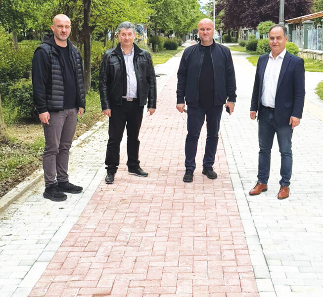 Ολοκληρώθηκε η ανακατασκευή το υ πεζοδρόμου Λάμπρου Σακελλαρίου