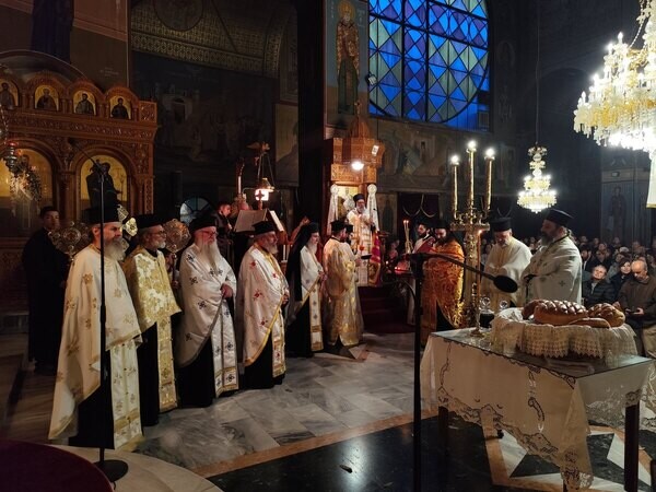 Εσπερινός Αγίου Γεωργίου στην Καρδίτσα και χειροθεσία Πρωτοπρεσβυτέρου Λάμπρου Κρικέλη