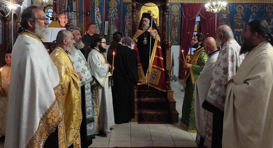Εσπερινός επί τη ιερά μνήμη του Αγίου Αθανασίου, στον Ι. Ν. Αγ. Αθανασίου Προαστίου