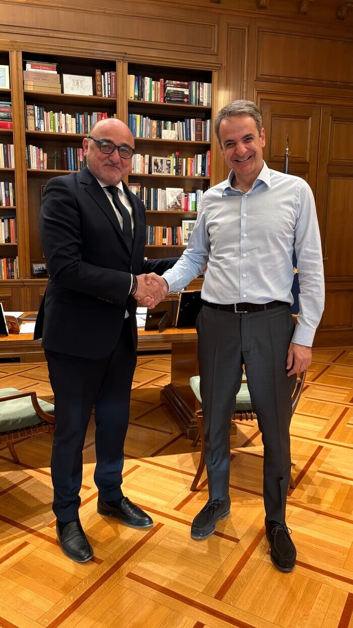 Συνάντηση του Βουλευτή της Ν.Δ. του Ν. Καρδίτσας κ. Τέλη Σπάνια με τον Πρωθυπουργό κ. Κυριάκο Μητσοτάκη