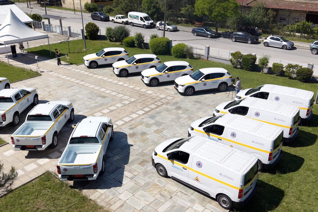 Δωρεά 12 οχημάτων από την Εθνική Ασφαλιστική στην Περιφέρεια Θεσσαλίας