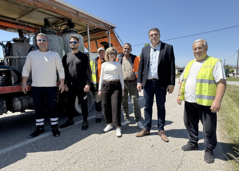 Συνεχίζονται οι εργασίες διαγράμμισης  στο οδικό δίκτυο της Π.Ε. Καρδίτσας