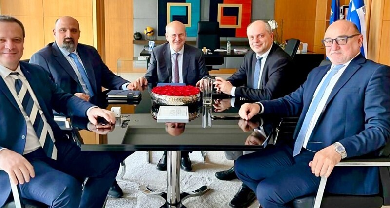 Συνάντηση του Βουλευτή της ΝΔ Ν. Καρδίτσας κ. Τέλη Σπάνια με τον Αντιπρόεδρο της Κυβέρνησης κ. Κωστή Χατζηδάκη