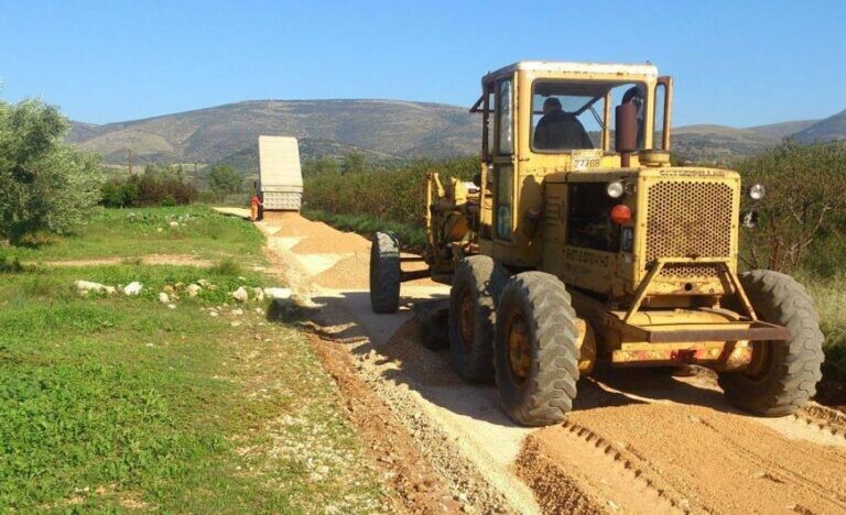 Αυξημένες εγκρίσεις αιτήσεων στο πρόγραμμα αγροτικής οδοποιίας