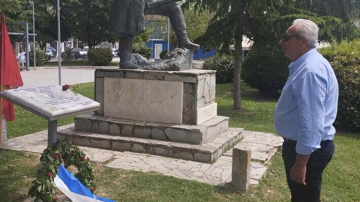 Η ΚΟΒ Παλαμά του ΚΚΕ τίμησε τη Βαγγελίτσα Κουσιάντζα