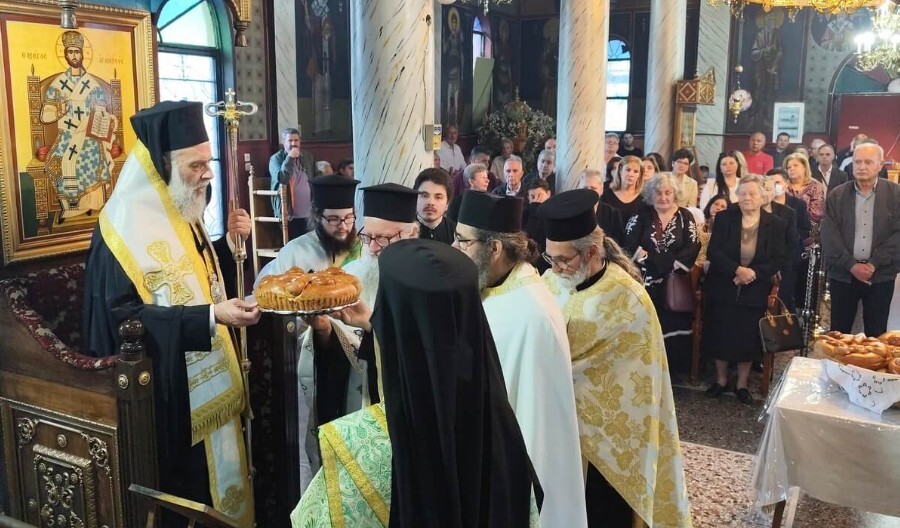 Ο Άγιος Αχίλλιος και η αλήθεια της Εκκλησίας στον πανηγυρικό Εσπερινό στο Αμπελικό