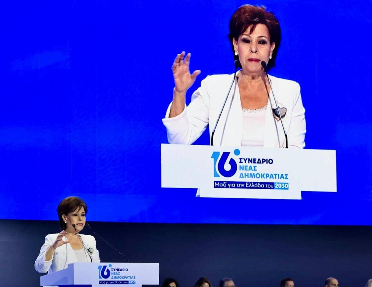 Έμφαση στον Πρωτογενή Τομέα έδωσε η  Βουλευτής κ. Ασημίνα Σκόνδρα, κατά την τοποθέτησή της στο 16ο Συνέδριο της Νέας Δημοκρατίας.