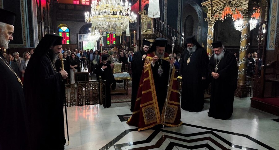 Πανηγυρικός Εσπερινός των Αγίων Κωνσταντίνου και Ελένης στην Καρδίτσα
