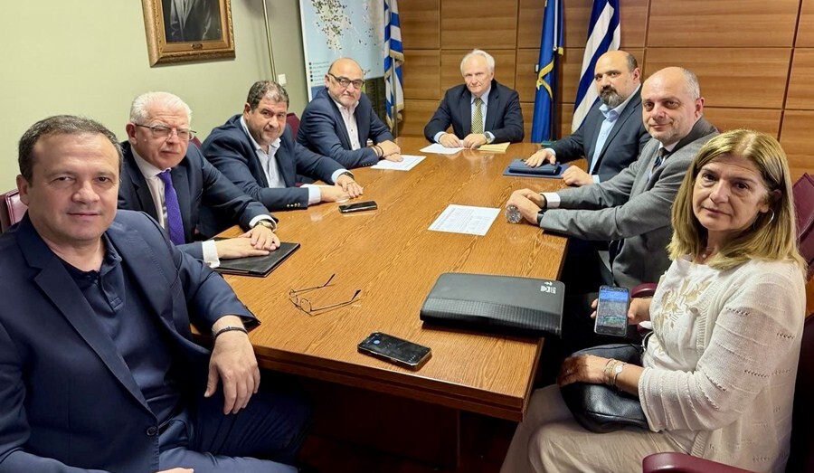 Συνάντηση Τέλη Σπάνια με τον Υφυπουργό Αγροτικής Ανάπτυξης και τον Πρόεδρο του ΕΛΓΑ