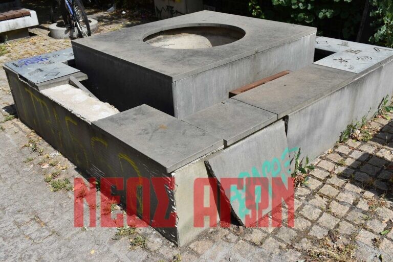 Βανδαλισμοί και εγκατάλειψη “πληγώνουν” τον πεζόδρομο της Αβέρωφ (ΦΩΤΟ)