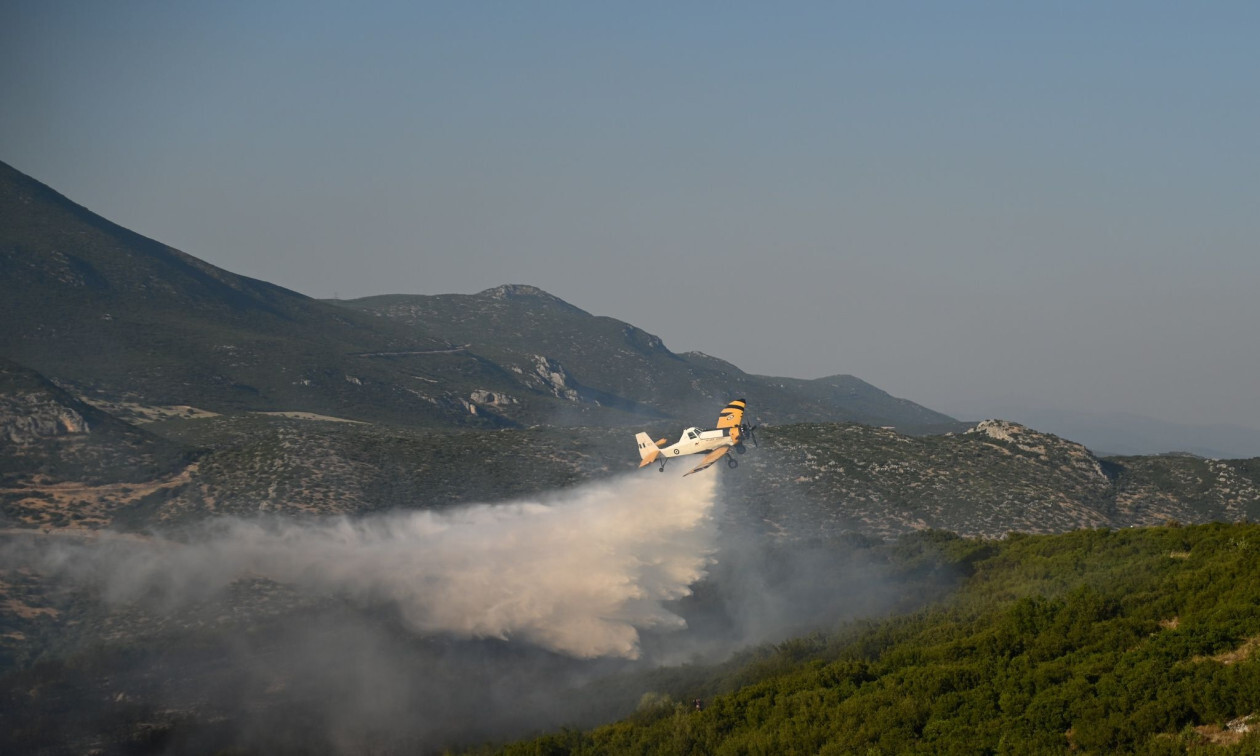 Υπό έλεγχο η φωτιά στα Κανάλια Μουζακίου στην Καρδίτσα
