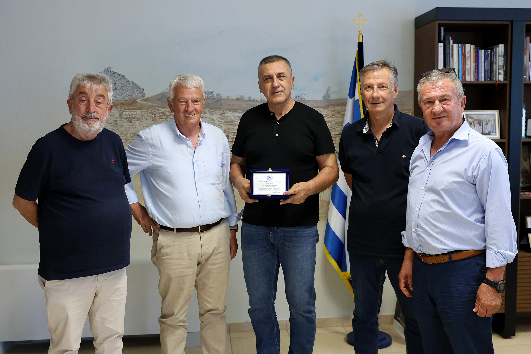 Εθιμοτυπική επίσκεψη στον Περιφερειάρχη  πραγματοποίησε το Δ.Σ. του Συλλόγου Αργιθεατών Θεσσαλών «Η ΕΣΤΙΑ»