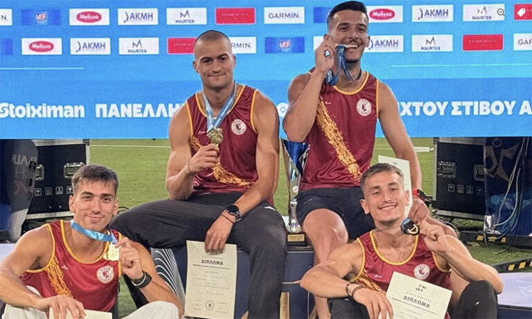 Έκανε το 3 στα 3 ο Σωτήρης Γκαραγκάνης, χρυσό και στη σκυτάλη!