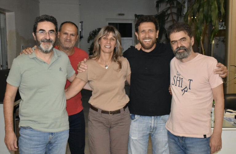 Στα γραφεία του Νέου Αγώνα ο Θανάσης Πάτρας