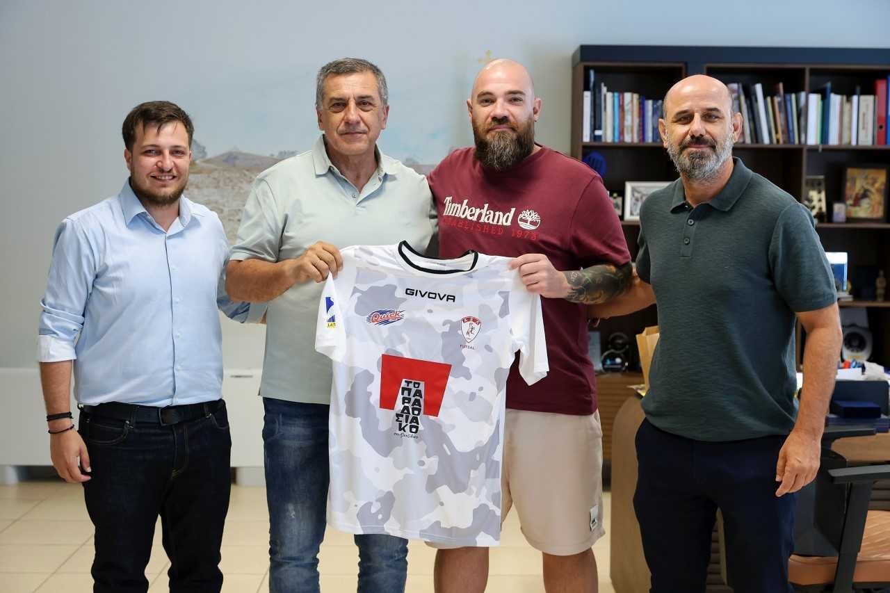 Στο πλευρό της ΑΕΛ Futsal η Περιφέρεια Θεσσαλίας - Συνάντηση Κουρέτα με τη διοίκηση της ομάδας