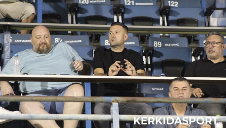 Μαζί είδαν το φιλικό στη Βέροια Χριστοδουλόπουλος και Παπαδημητρίου