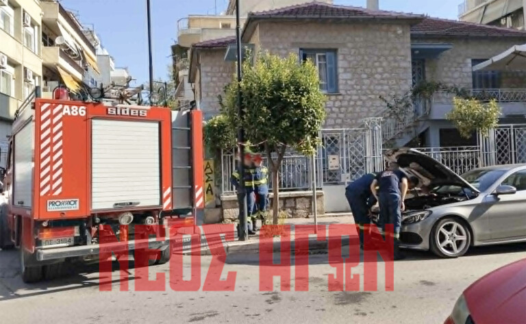Κινητοποίηση της πυροσβεστικής στο κέντρο της Καρδίτσας για πιθανό πρόβλημα σε ΙΧ