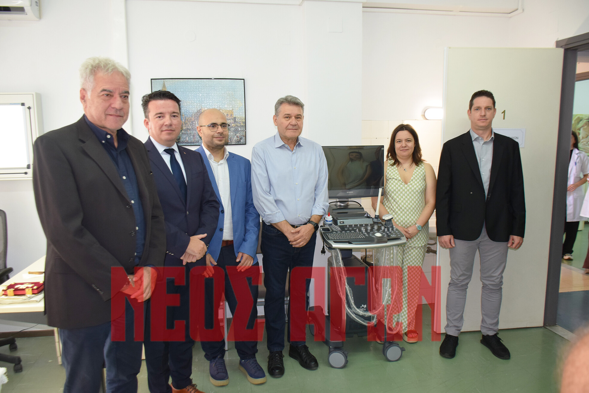 Αγιασμός για τον σύγχρονο υπερηχογραφικό εξοπλισμό στο Κέντρο Υγείας Καρδίτσας (ΦΩΤΟ)