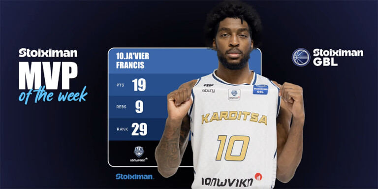Ο Τζέβιερ Φράνσις του ΑΣΚ, MVP της αγωνιστικής στη Basket League (video)