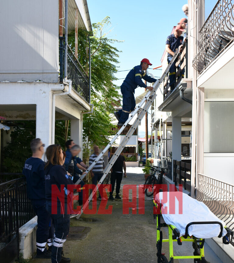 Επιχείρηση απεγκλωβισμού άνδρα που έπεσε από στέγη στις Καμινάδες (ΦΩΤΟ & ΒΙΝΤΕΟ)