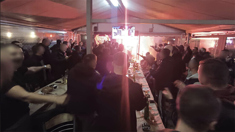 To «έκαψαν» για τα 122 της Αναγέννησης οι Ultras Gate 3 (video)